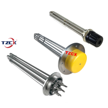 TZCX brand 3kw/6kw/9kw/12kw/15kw Electric Industrial rod tube tubular immersion water heater